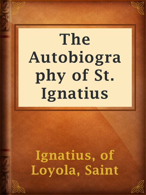 תמונה של  The Autobiography of St. Ignatius